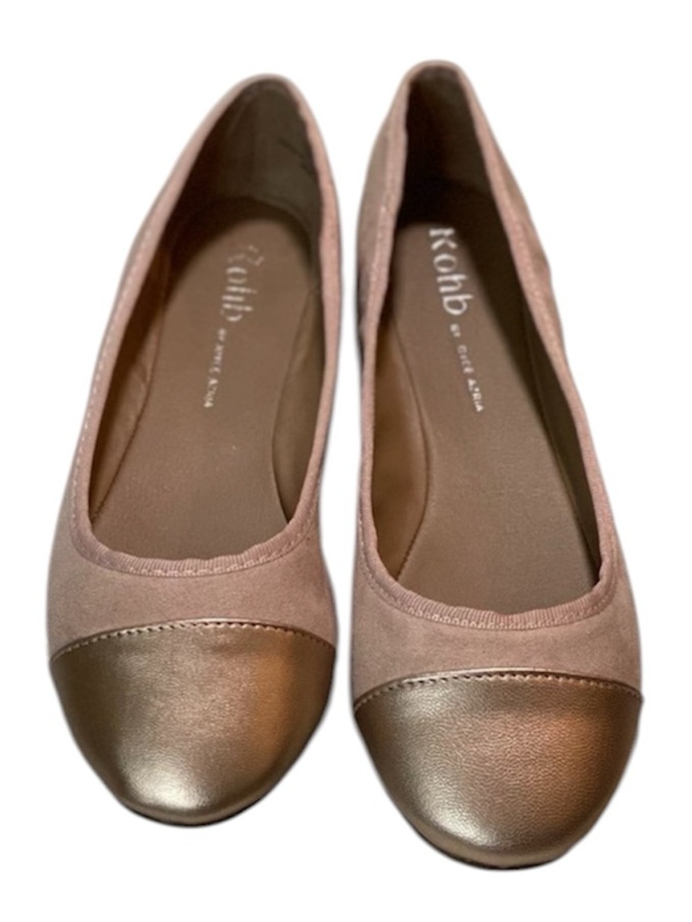NEW! Rohb Rose Gold Ballet Flats